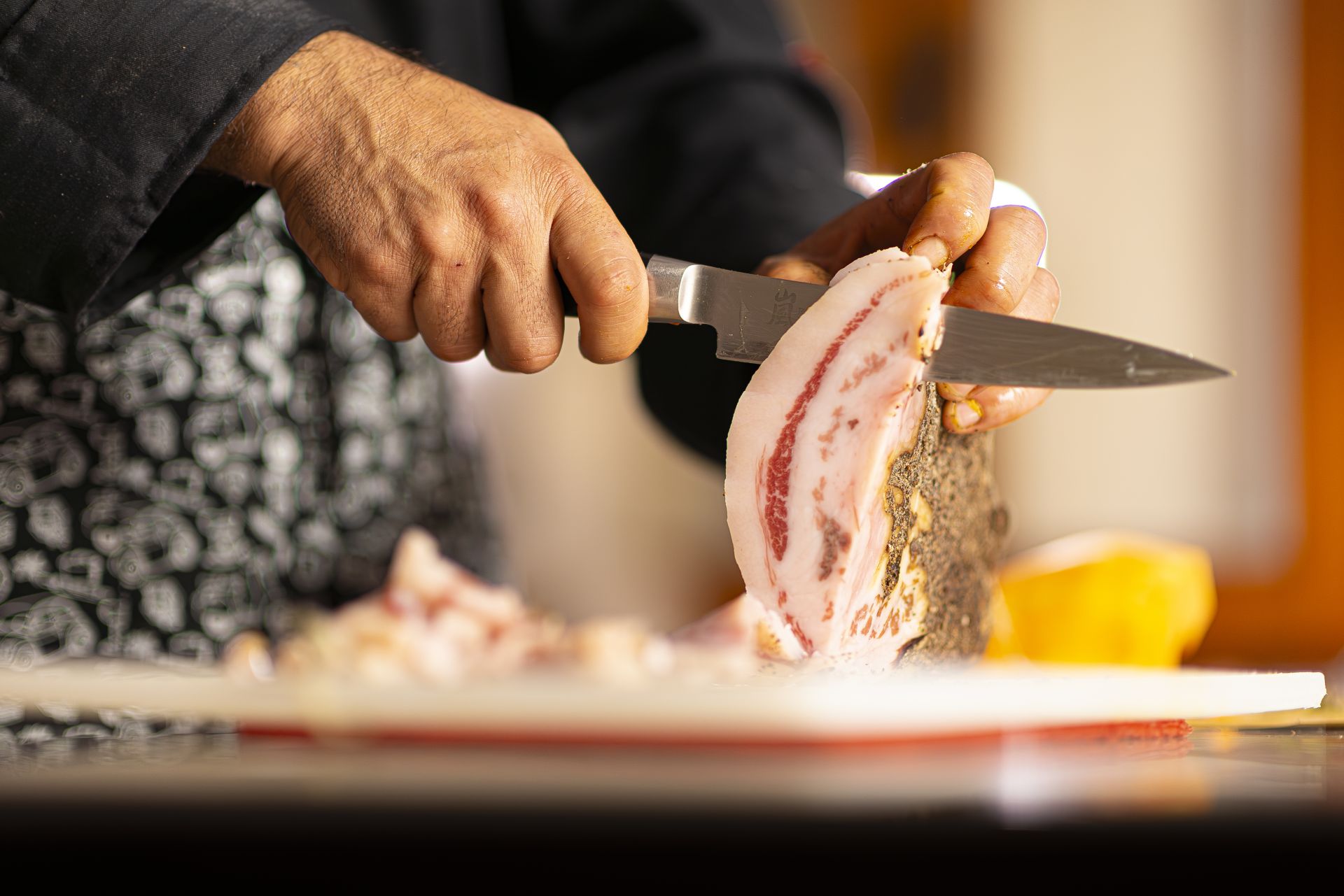 taglio del prosciutto